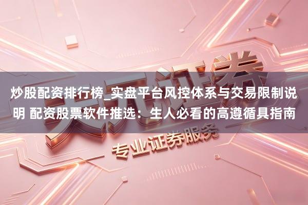 炒股配资排行榜_实盘平台风控体系与交易限制说明 配资股票软件推选：生人必看的高遵循具指南